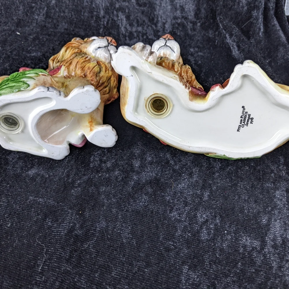 Fitz & Floyd Serengeti collection lion salt & pepper shakers - Picture 8 of 10